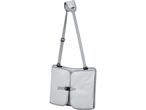 A gray Portable Travel & Play Table 