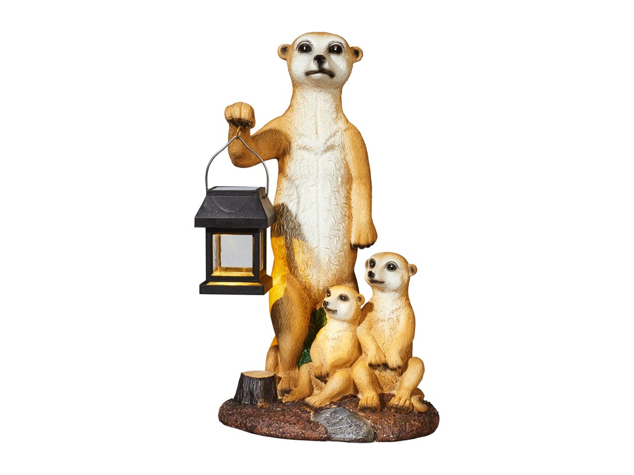 Go to full screen view: Livarno Home Decorative Solar-Powered Light - Meerkats - Image 2