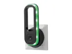 Plug-in LED night light with green illumination and motion sensor