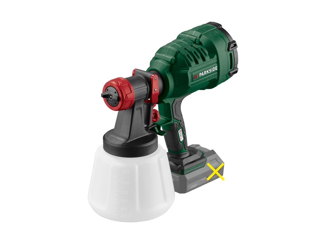 Batteridreven sprøjtepistol 20 V