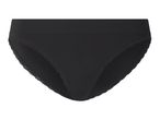 Black women's briefs with lace trim