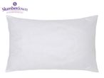 A white Sanderson pillow.