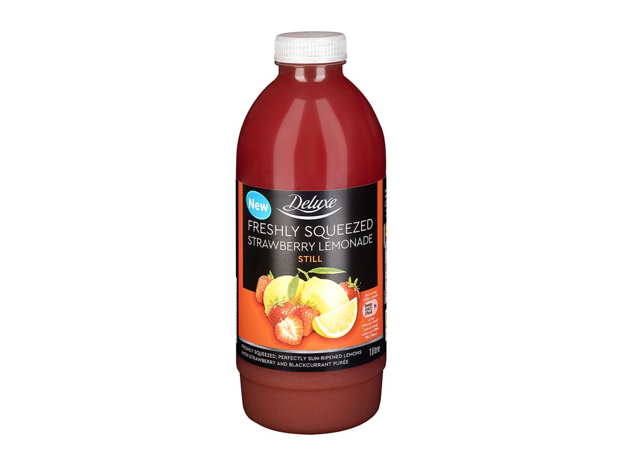 Deluxe Strawberry Lemonade: 1 litre bottle, new recipe.