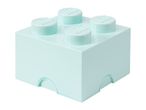 Light blue storage brick with four studs on top, resembling a toy building block.