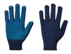 A pair of blue and teal gloves.