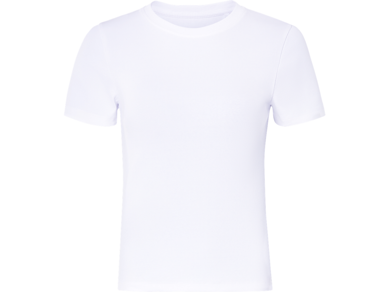 Bijela prugasta majica kratkih rukava.