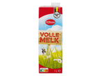 Carton de lait entier Milbona avec scène pastorale et Nutri-Score.