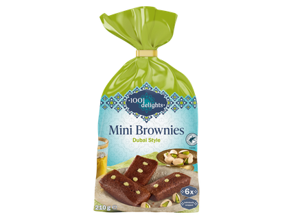 Mini brownie în stil Dubai, cu fistic