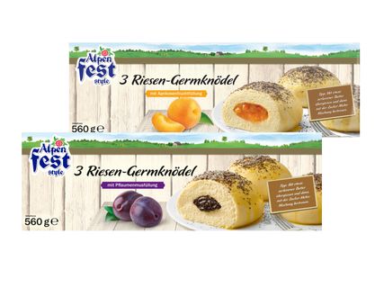 Alpenfest Riesen-Germknödel