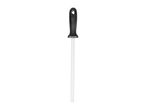 Ceramic sharpening steel with a black handle
