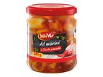 Pot de 285g d'ail mariné à l'huile pimentée de la marque Sol&Mar.