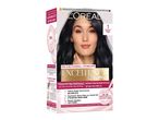 Μαύρη βαφή μαλλιών L'Oréal Excellence Crème με τριπλή ρουτίνα προστασίας.