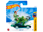 Hot Wheels Surf's Up, um carro de brinquedo verde e azul em embalagem.