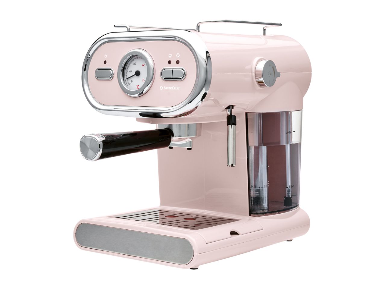Silvercrest Pink Espresso Machine