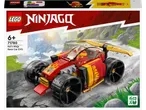 Building set with a red race car and a ninja figure, age 6+, number 71780.
