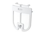 White plastic lint filter replacement part for a clothes dryer