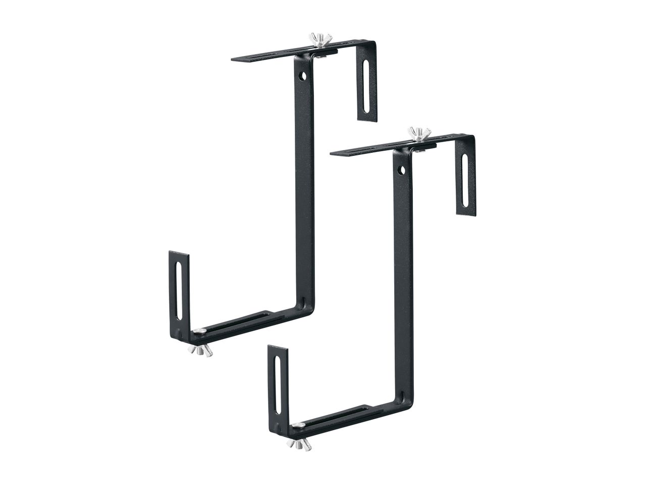Go to full screen view: Parkside Balcony Planter Brackets - 2 Pack - Image 2