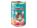 Sweetcat: Marhahúsos konzerv macskakaja, 415 g.