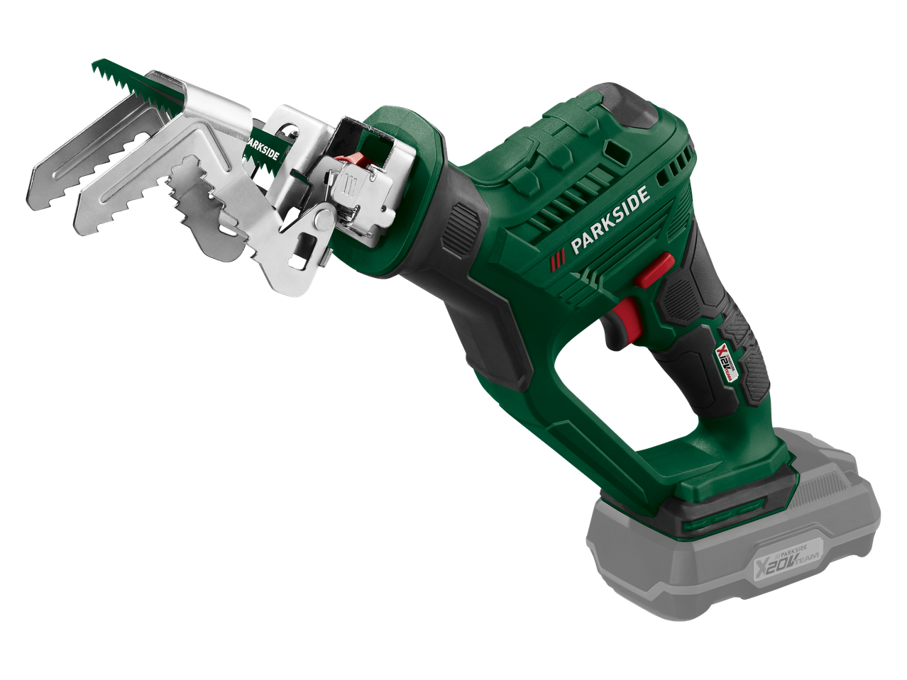 Serra de poda a bateria PARKSIDE 20V com suporte de ramos