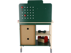Lupilu wooden toy workbench with tools and storage