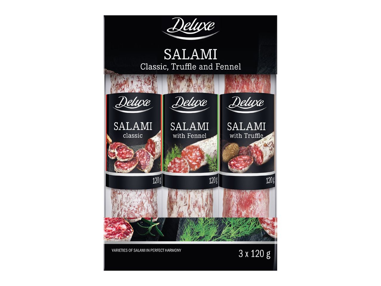 Mene koko näytön tilaan: Deluxe Salami 3-pack - Kuva 1