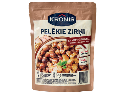 Kronis Pelēkie zirņi ar kūpinātu gaļu 350g