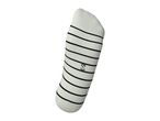White sock with black horizontal stripes and numbers 35-38