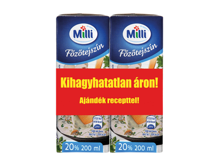 Főzőtejszín / habtejszín*