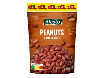 Karamelizuoti žemės riešutai