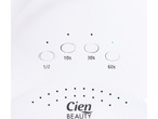 Lâmpada LED UV Cien Beauty para manicure e pedicure com botões de temporizador 1/2, 10s, 30s, 60s.