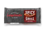 Pakke med fire Spicy Grill pølser fra Langeland.