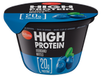 Iogurte Milbona High Protein sabor mirtilo, 20g de proteína.