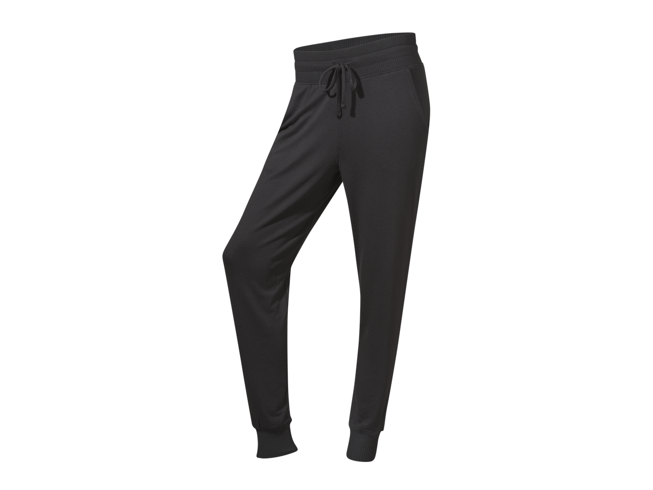 Mörkgrå joggingbyxor för kvinnor.