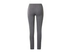 Grey women's leggings, back view