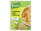 Knorr májgombóc leves csigatésztával, 4 adagos kiszerelésben.