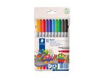 Staedtler Noris dobbeltsidede tuscher i en farverig æske.