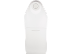 Sensor de movimento sem fio branco.