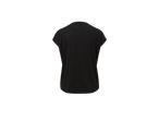 Tricou negru pentru femei, spate.
