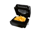 Air fryer SilverCrest com batatas fritas.