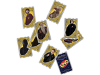 Mattel UNO Harry Potter card game featuring Hufflepuff characters.