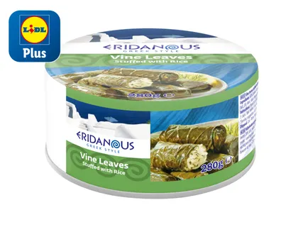 Eridanous Vine Leaves Stuffed with Rice 21% OFF £1.79 with Lidl Plus
