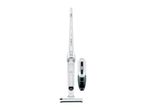 A Bosch Ready'y Serie | 2 cordless stick vacuum cleaner and handheld vacuum are shown.