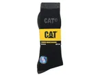 Juodos CAT termo darbinės kojinės su logotipu ir dydžiu