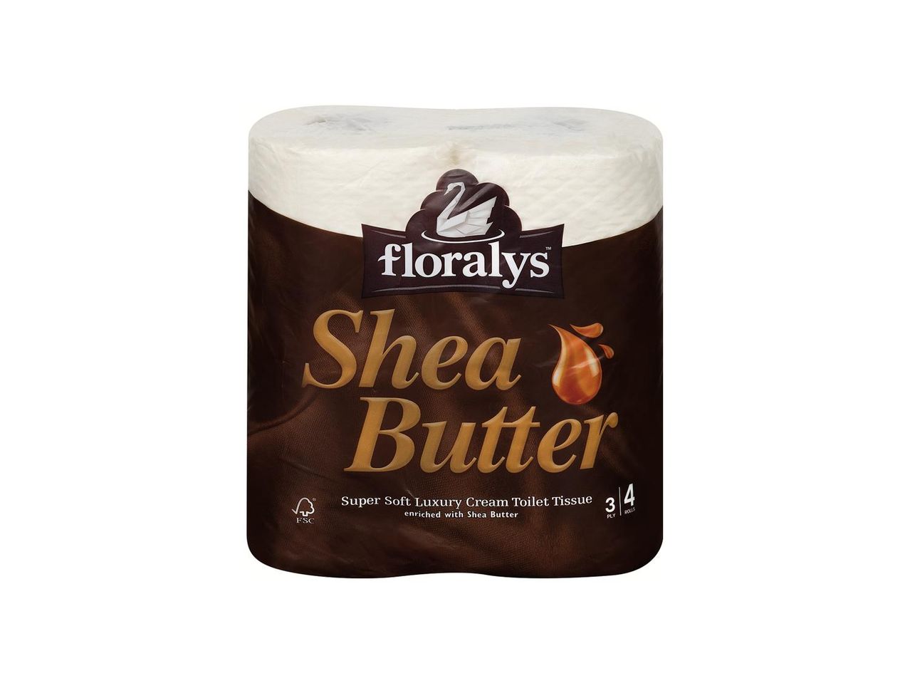 Go to full screen view: Floralys Shea Butter Toilet Tissue - Image 1