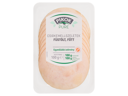 Füstölt, főtt csirkemell