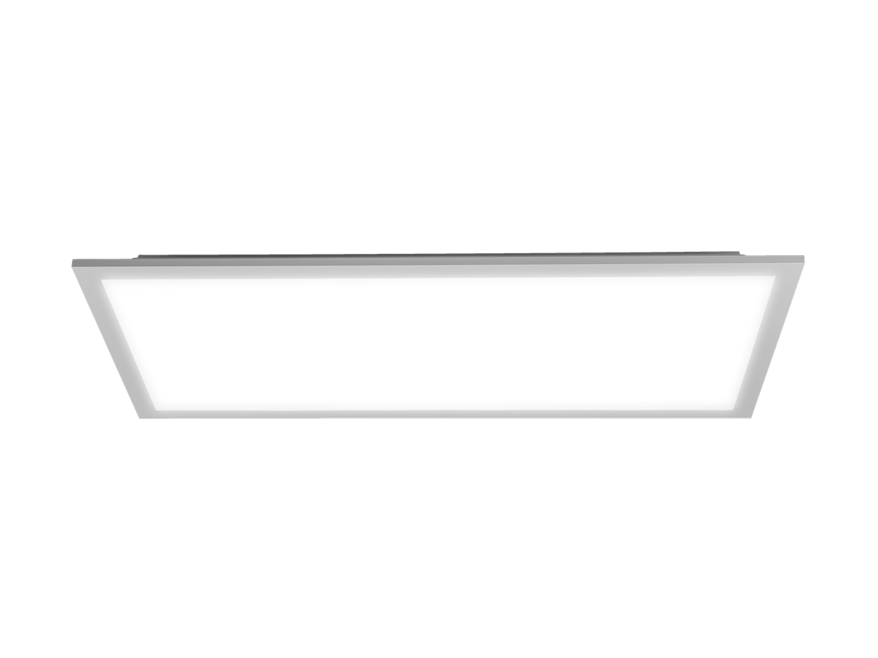 LIVARNO HOME LED-panel, téglalap alakú, ragyogó fehér fénnyel.