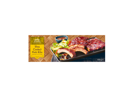 Korėjietiški lėtai virti BBQ kiaulienos šonkauliai, 600 g