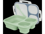 LIVARNO home collapsible food storage container with lid and compartments