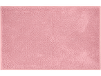 Tapete de banho Livarno rosa com textura de laços pequenos e numerosos