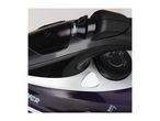 Close-up of a Sea-Doo personal watercraft's sleek, dark gray and silver design.
